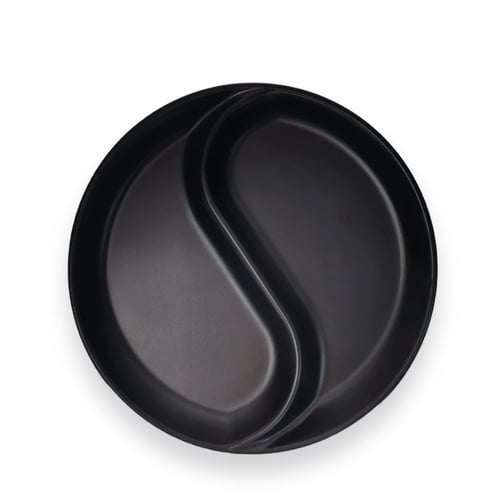 طبق ميلامين تقديم مقسم دائري 22 سم