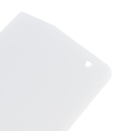 قطاعة عجين بلاستيك ابيض صغيرة 10.5×15.5 سم