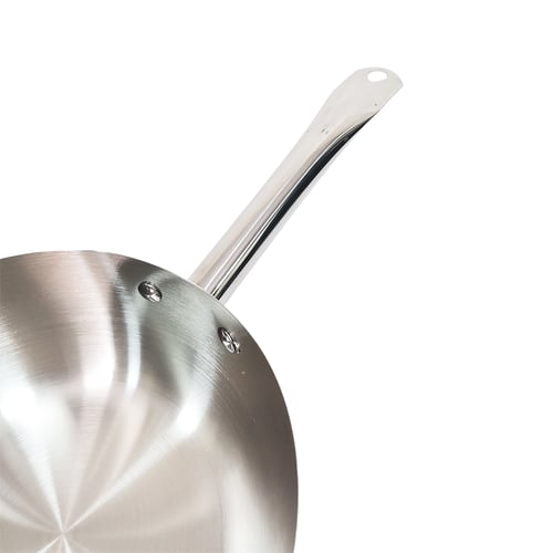 كسرولا استيل عميق بمعيار مقاس 22 سم