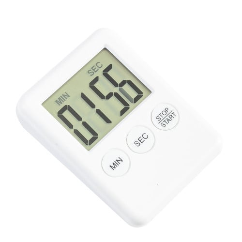 تايمر الالكتروني ابيض