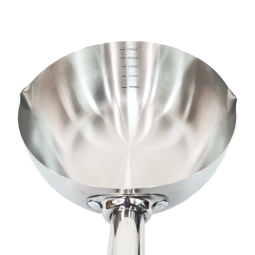 كسرولا استيل عميق بمعيار مقاس 22 سم