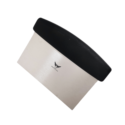 قشاطة صاج استيل كبير مقبض اسود