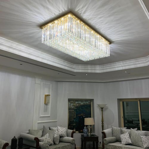 ثريا لاصق كريستال مع كور ومساطر مقاس 200 *80 CM