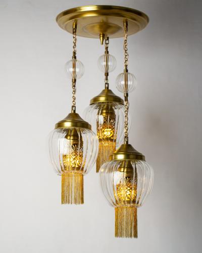 معقة نحاسية مع زجاج بيركس