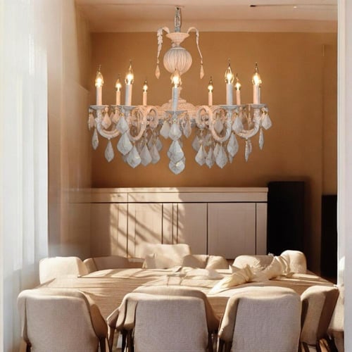 ثريه كلاسيك 5/6/8/12 لمبات لون وايتي