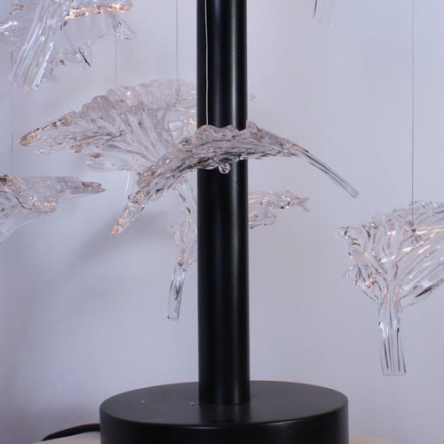 ابجورة مودرن -اللون اسود -مربعة او داثرية الشكل قط...