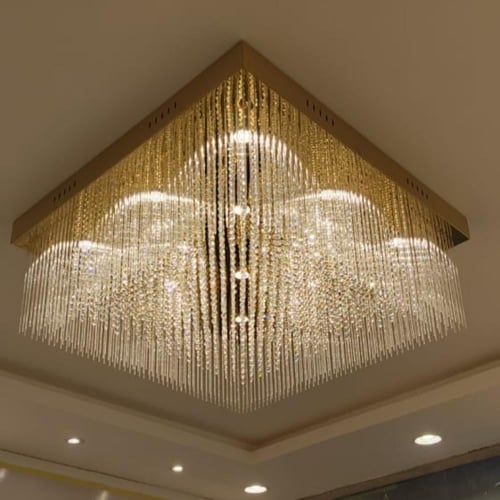 ثريه كرستال لاصق مستطيل