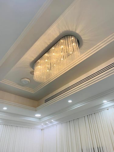 ثريه بيضاوي لاصق