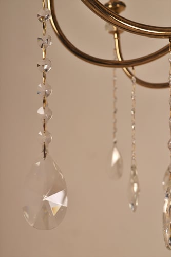 ثريه كلاسك كرستال تصميم ايطالي 5/8/12 لمبه