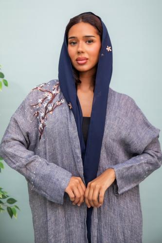 Blossom Whisper (Dusty Blue)