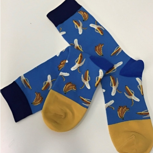 blue banana socks