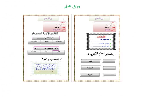 شرح درس اللحن في القرأن الكريم تجويد اول متوسط الف...