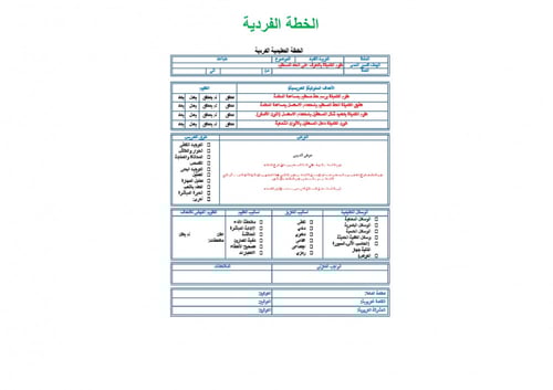 تحضير تربية فنية اول ابتدائي الفصل الثالث تربية فك...