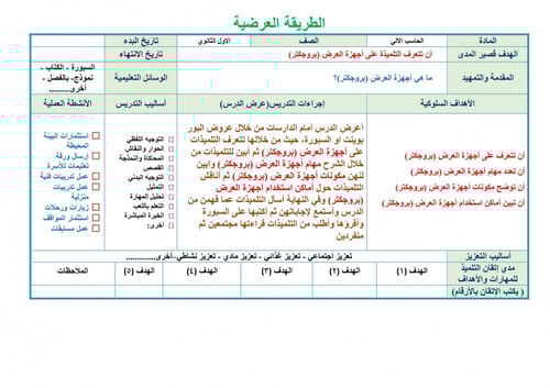 تحضير مهارات رقمية اول ثانوي الفصل الثالث تربية فك...