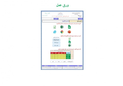 تحضير مهارات رقمية ثاني ثانوي الفصل الثالث تربية ف...