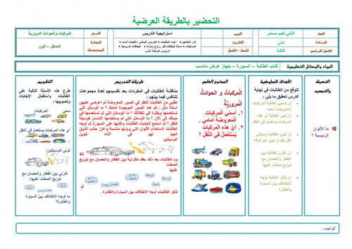 تحضير لغتي ثاني كبيرات الفصل الثالث
