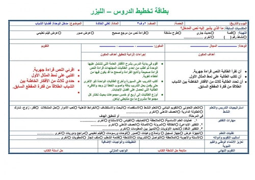 تحضير لغتي ثاني متوسط الفصل الثالث