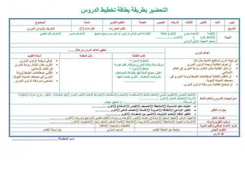 تحضير قراءات 3 مقررات مدارس التحفيظ