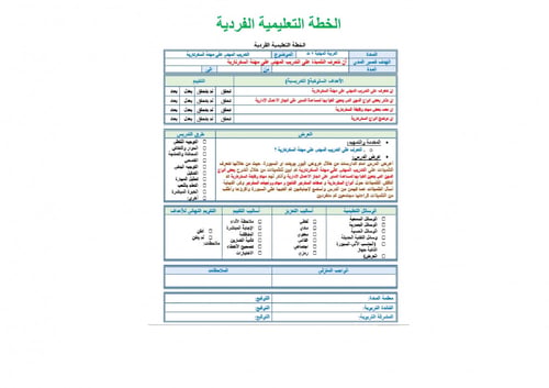 تحضير مهارات مهنية ثاني ثانوي الفصل الثالث تربية ف...