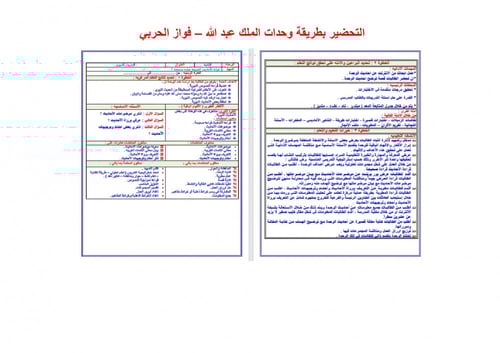 تحضير حديث 2 مقررات