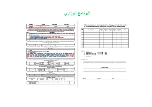 تحضير انجليزي ثالث ثانوي الفصل الثالث تربية فكرية