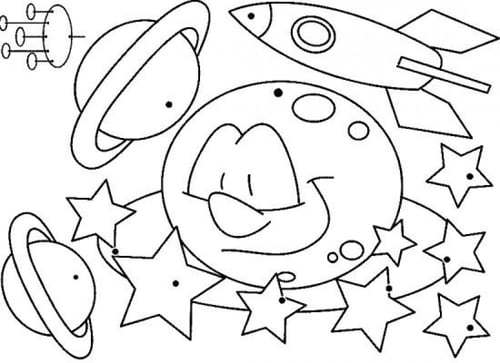 تحضير وحدة الفضاء رياض الأطفال