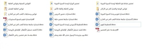 تحضير وحدة السيرة النبوية رياض الأطفال