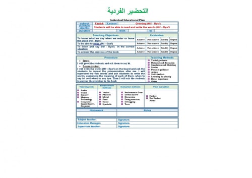 تحضير انجليزي خامس ابتدائي الفصل الثالث تربية فكري...