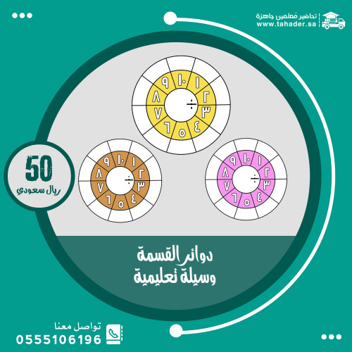 دوائر القسمة وسيلة تعليمية