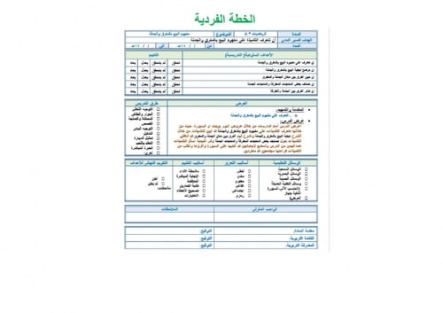 تحضير رياضيات ثالث ثانوي الفصل الثالث تربية فكرية