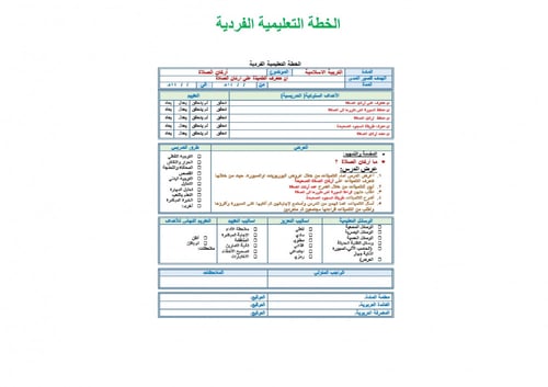 تحضير دراسات إسلامية ثالث ابتدائي الفصل الثالث ترب...