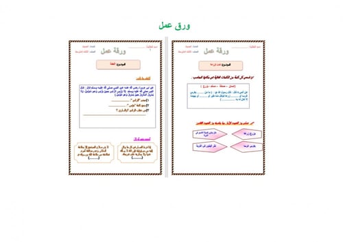 تحضير حديث ثالث متوسط الفصل الثالث