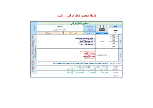 تحضير حديث 2 مقررات