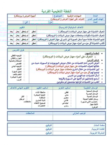تحضير مهارات رقمية ثالث متوسط الفصل الثالث تربية ف...