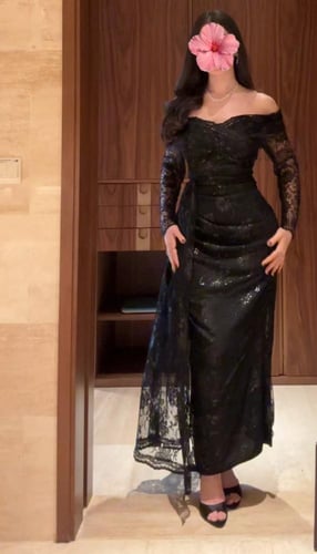 فستان غصون دانتيل