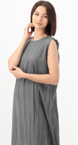 فستان عباية رمادي