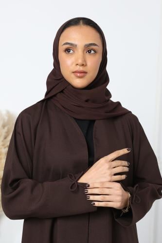 عباية أكمام مفتوحة فيونكة-بني
