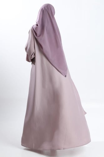 عباية نصف كلوش كريب راما أكمام كلاسيك موف