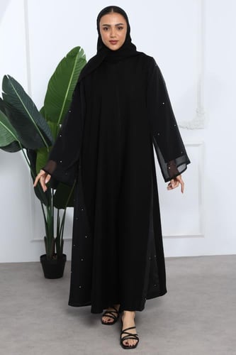 عباية أورقانزا كريستال أبيض