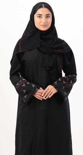 عباية برج الحمل تطريز ملون