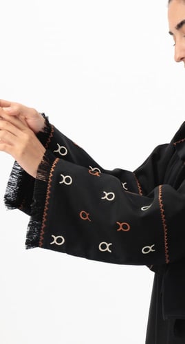 عباية برج الثور تطريز ملون