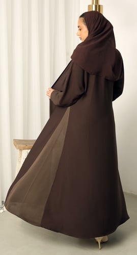 عباية كلوش بني