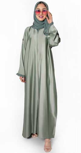 عباية حرير صيفي لامع تيفاني