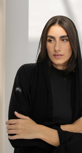 عباية كلوش تطريز فراشات