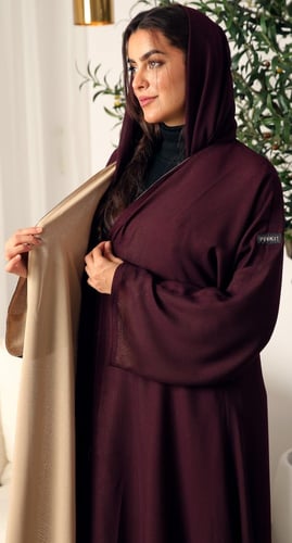 عباية دبل فيس سكري ماروني