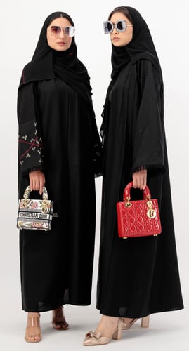 عباية برج الحمل تطريز ملون