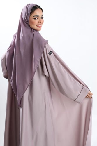 عباية نصف كلوش كريب راما أكمام كلاسيك موف