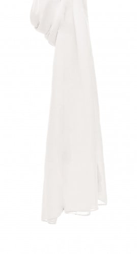 طرحة لون أبيض