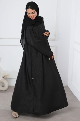 عباية سوداء لامعة