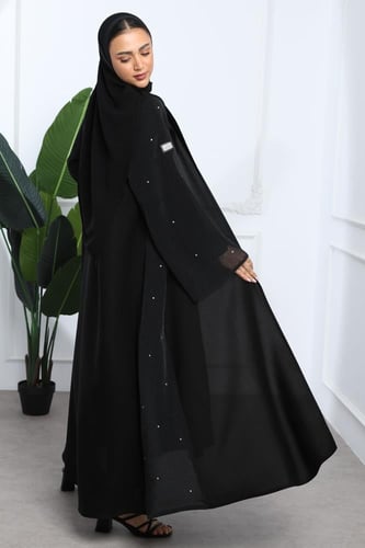 عباية أورقانزا كريستال أبيض